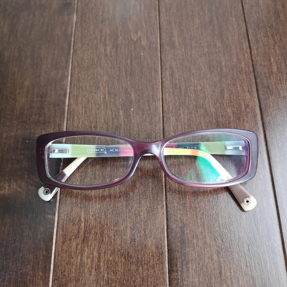 Coach Gabrielle Purple prescription frame